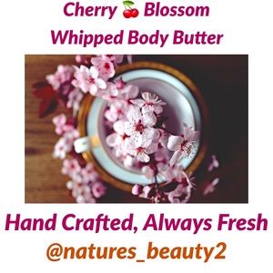 Cherry Blossom whipped body butter hand crafted